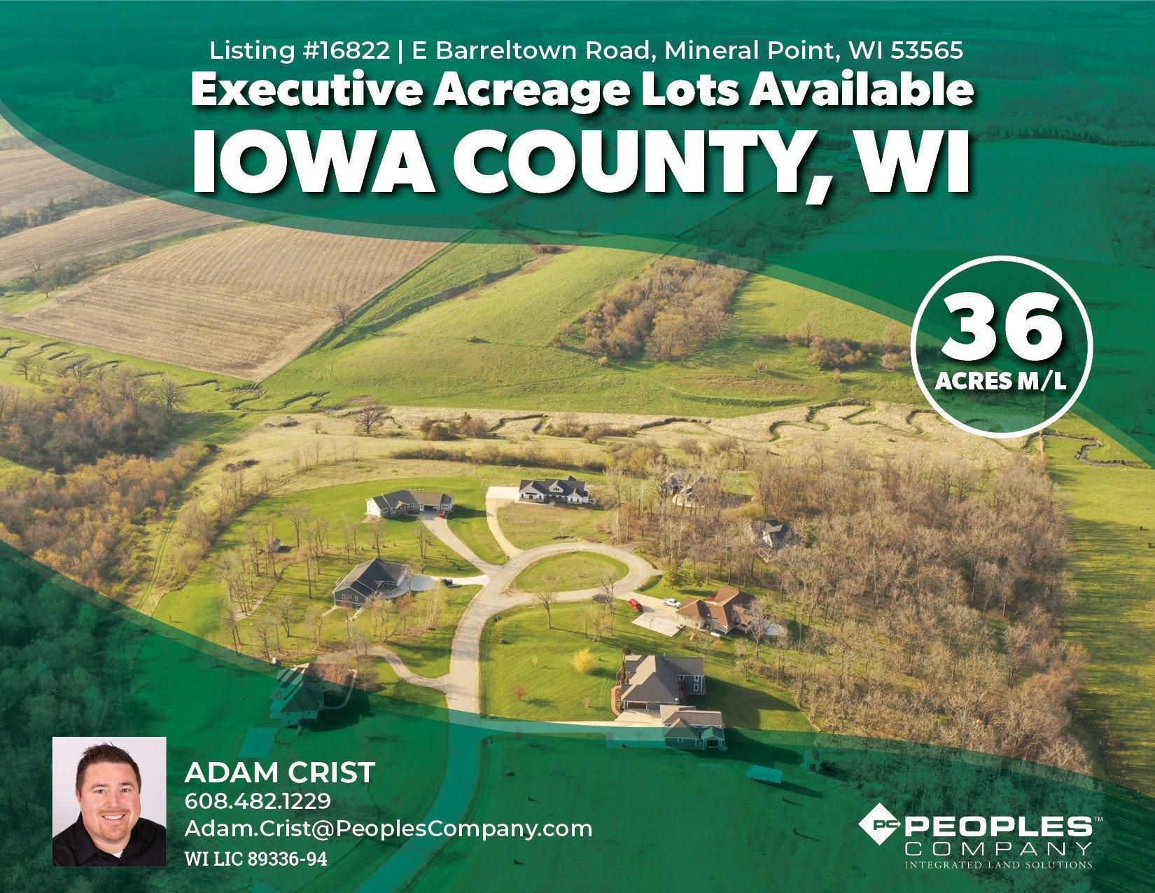 36 acres in Iowa County, Wisconsin