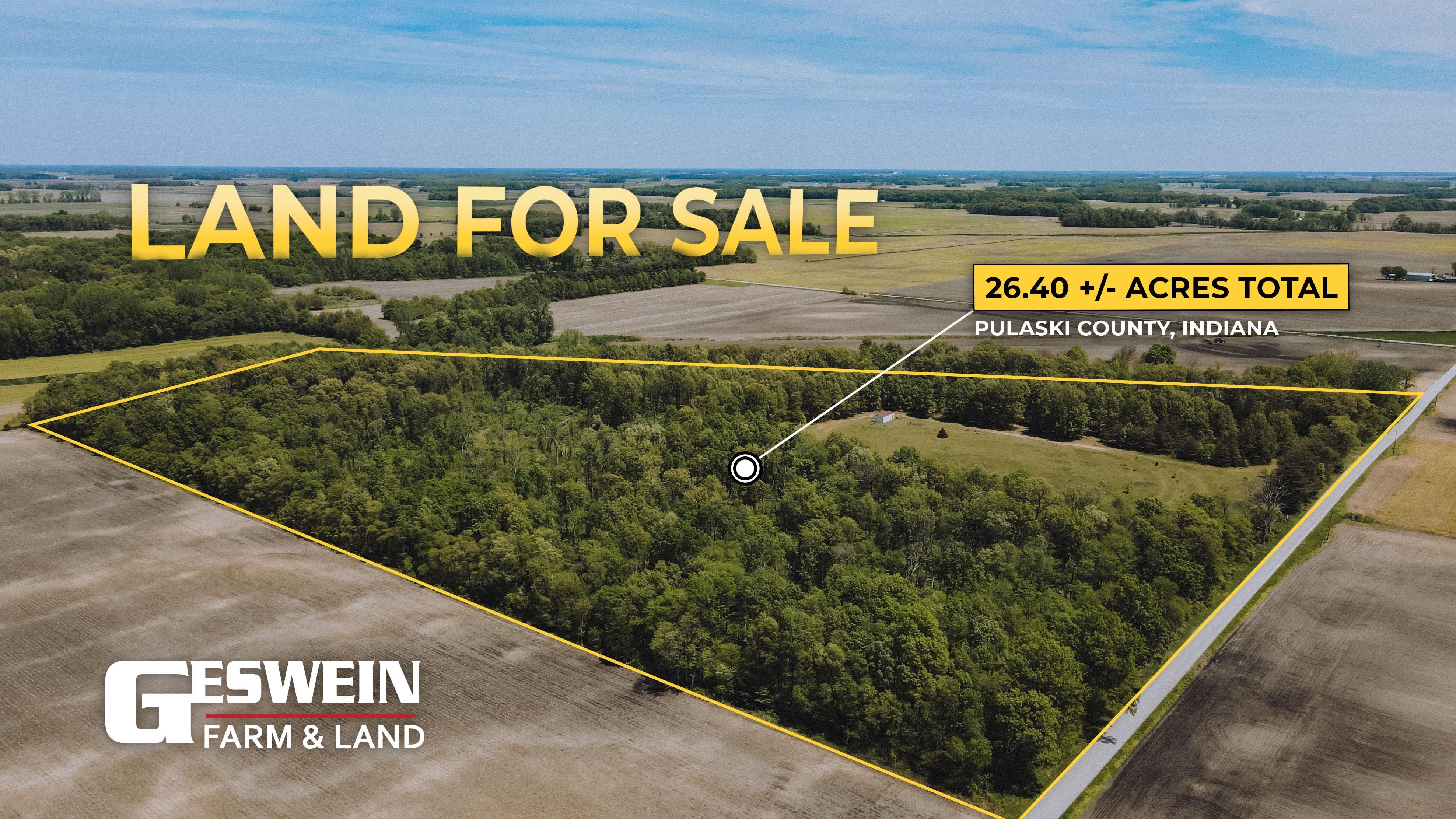 26.4 acres in Pulaski County, Indiana