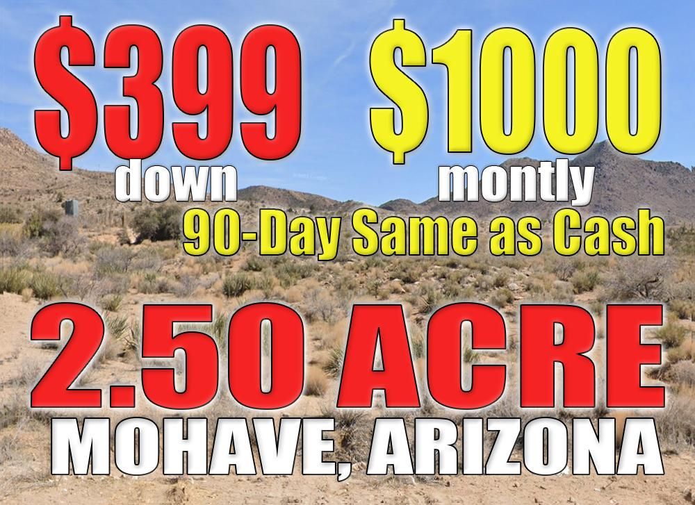 2.5 acres in Mohave County, Arizona