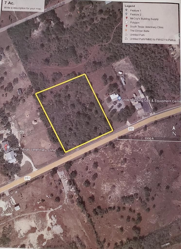 7 acres in Bee County, Texas