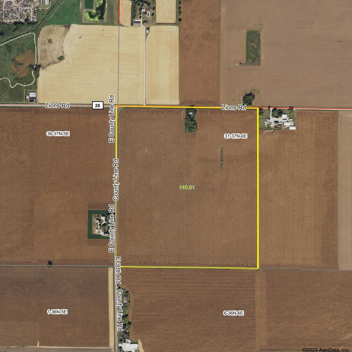 140.61 acres in Kendall County, Illinois