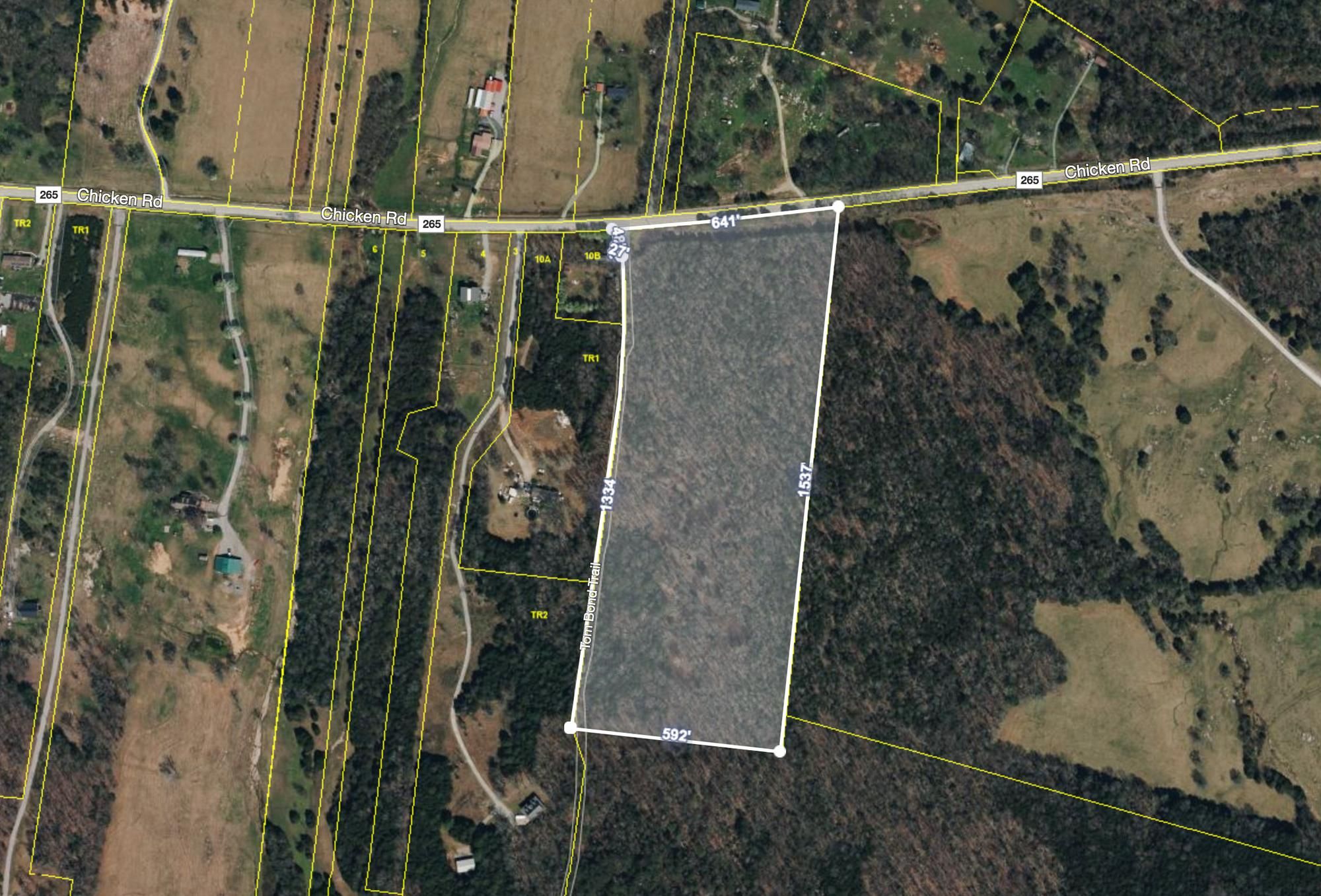 20 acres in Wilson County, Tennessee