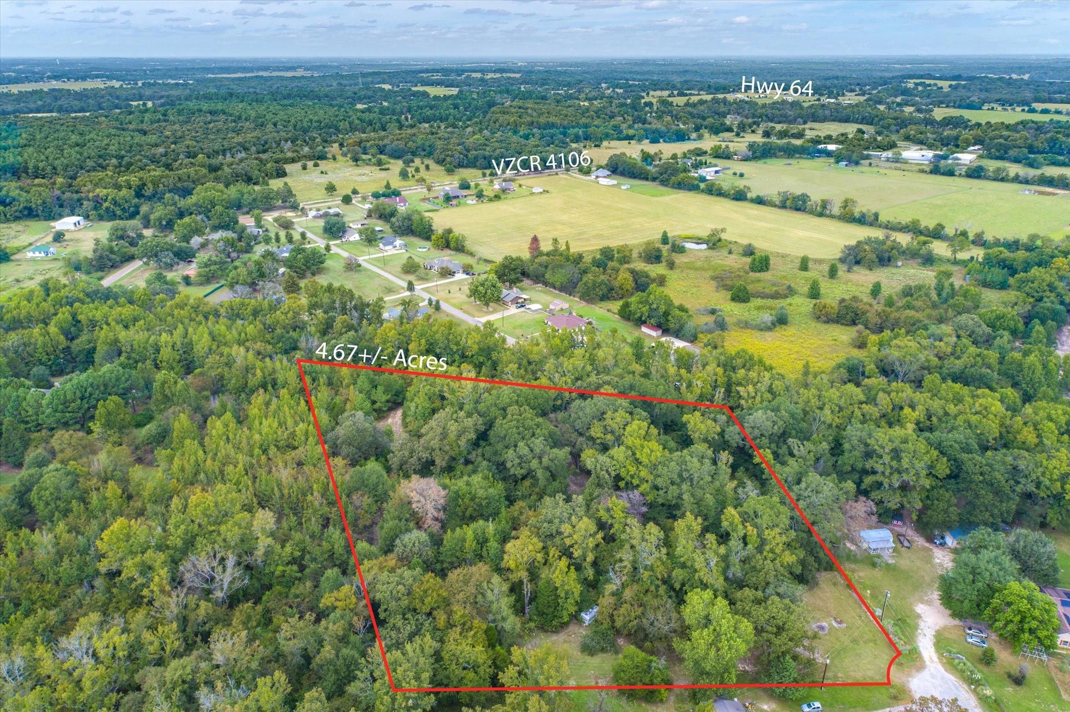 4.67 acres in Van Zandt County, Texas