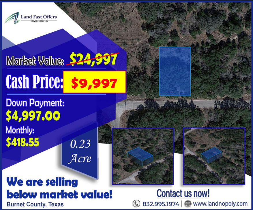 0.23 acres in County, Texas