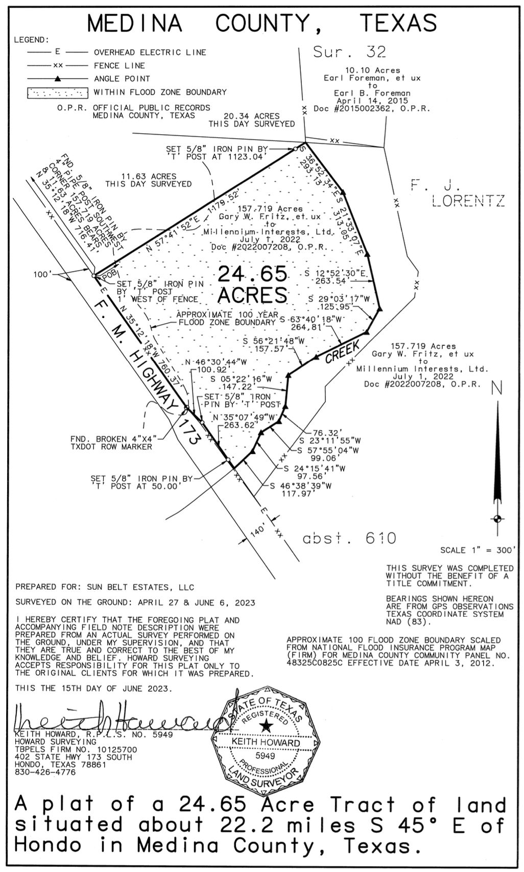 24.65 acres in Devine, TX, 78016