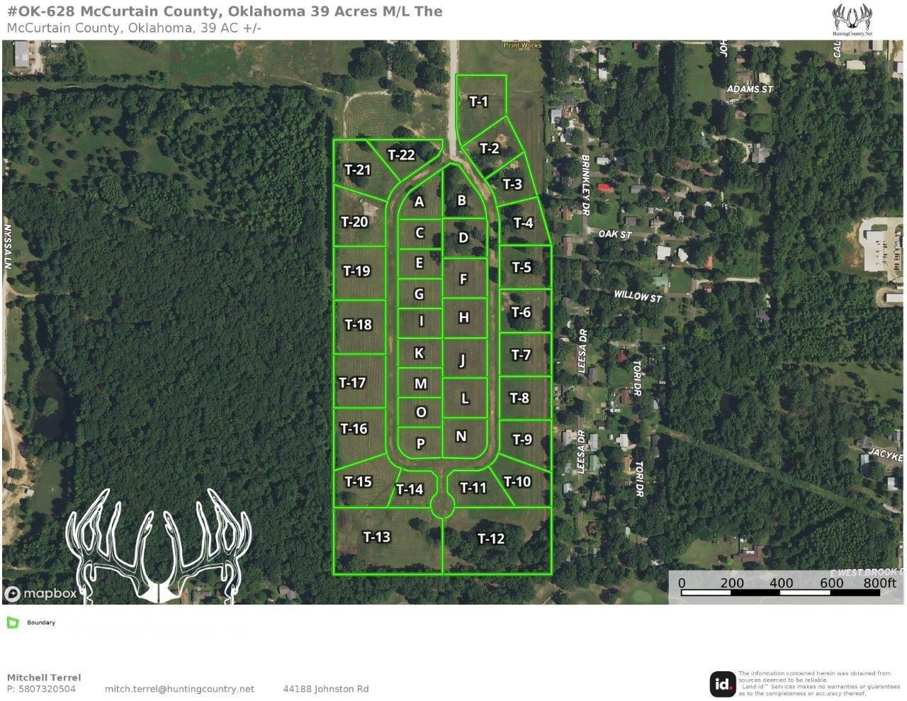 39 acres in McCurtain County, Oklahoma