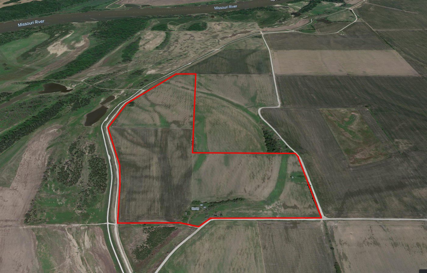 122.39 acres in Fremont County, Iowa