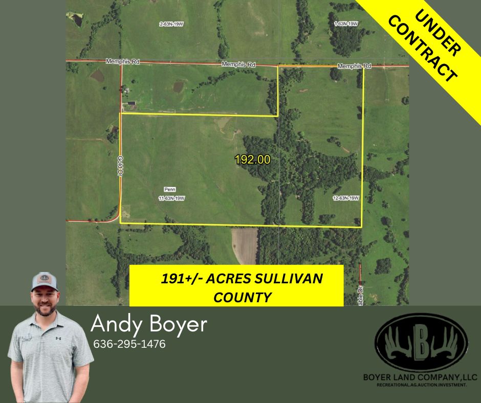 192.1 acres in Sullivan County, Missouri