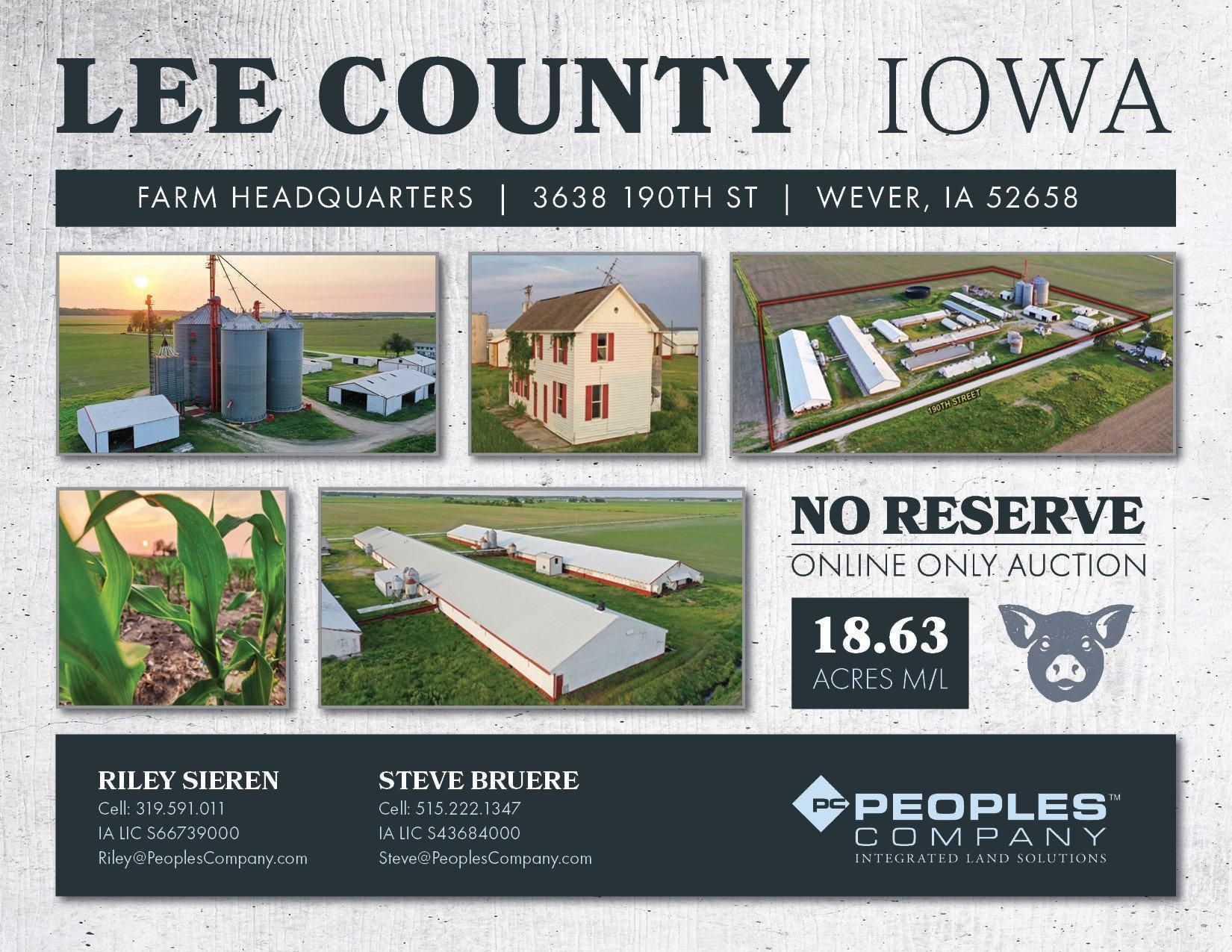 18.63 acres in Lee County, Iowa
