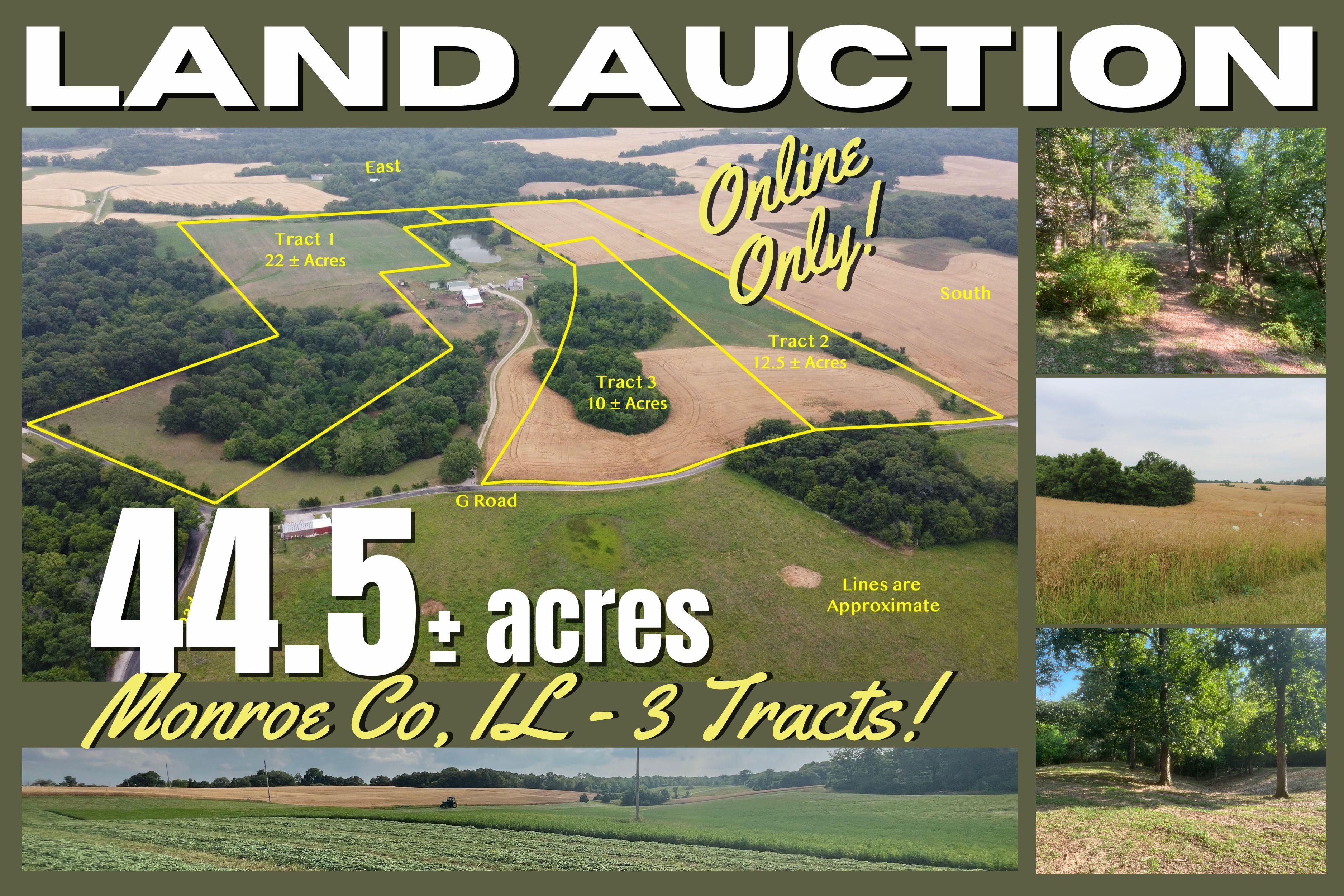 44.5 acres in Monroe County, Illinois