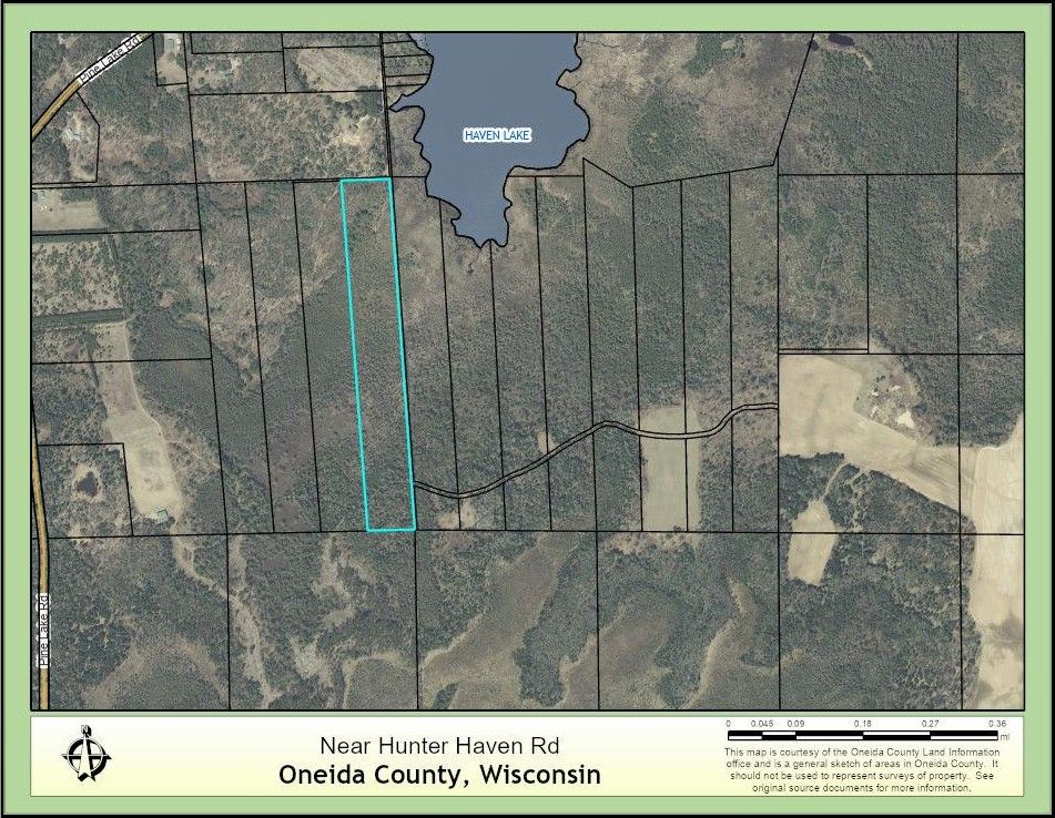 20 acres in Oneida County, Wisconsin