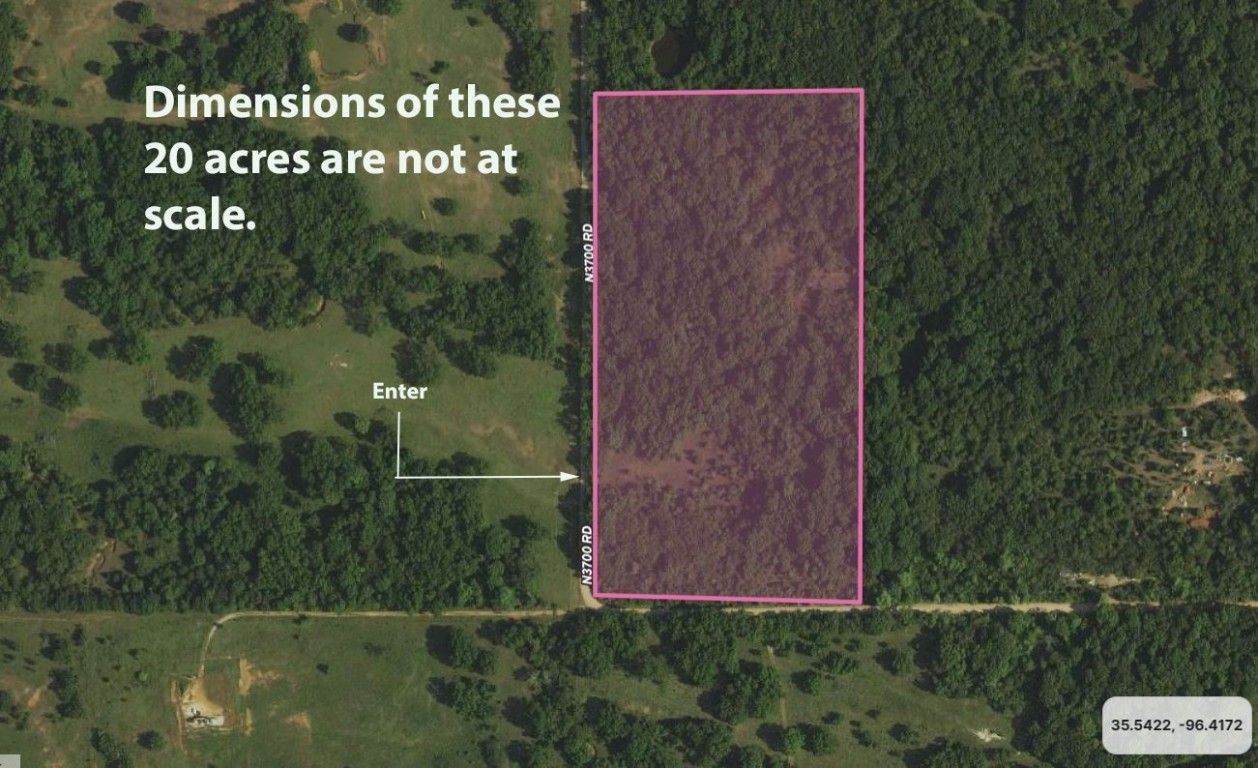 20 acres in Okfuskee County, Oklahoma