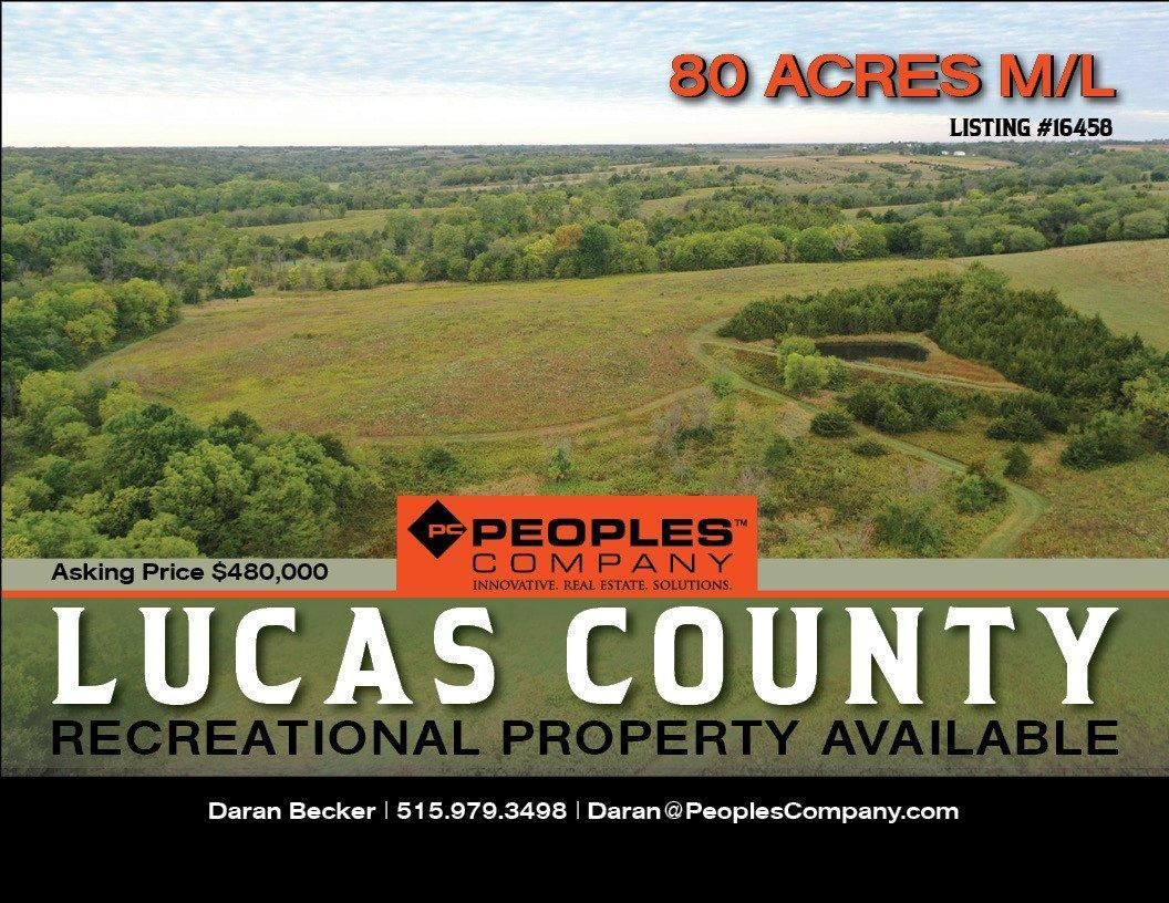 80 acres in Lucas County, Iowa