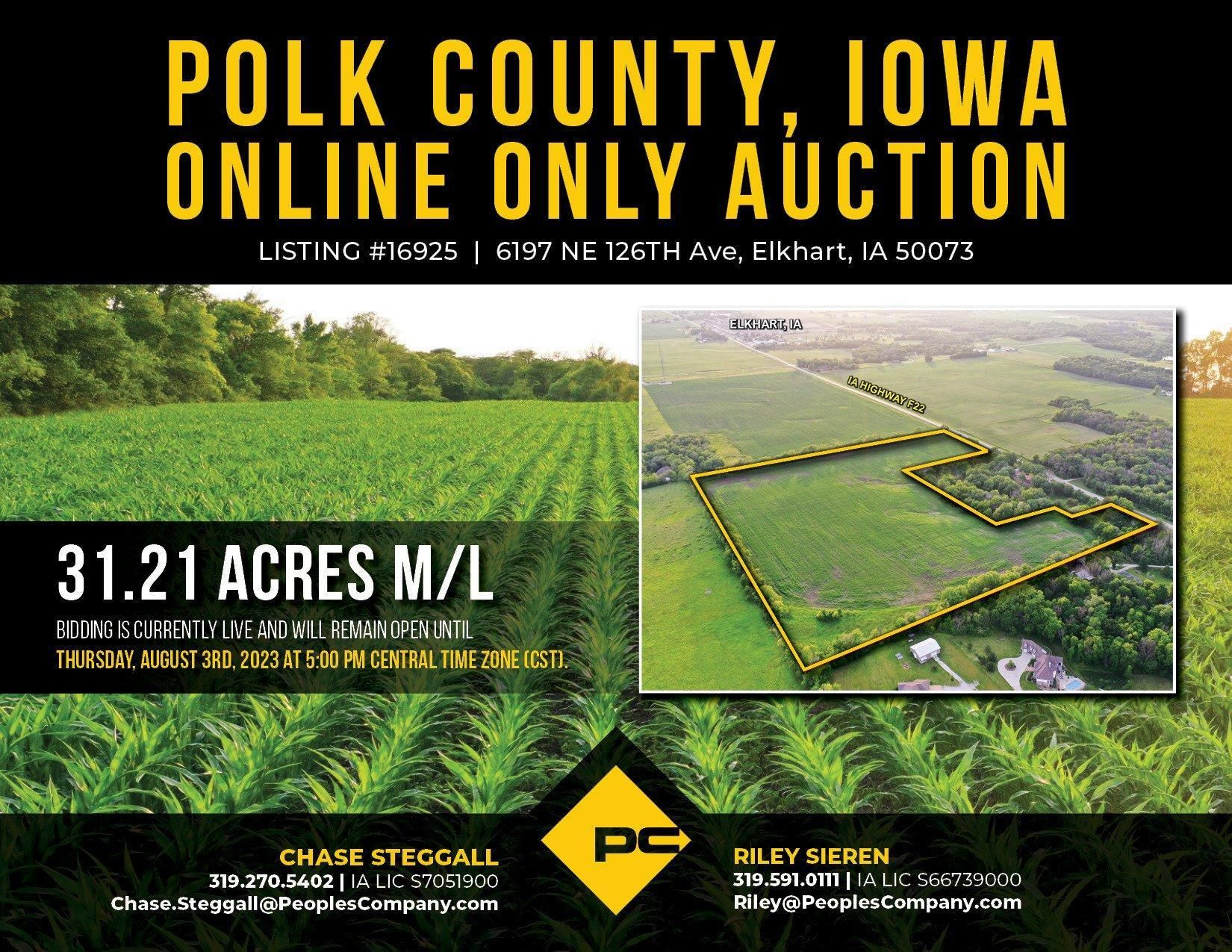 31.21 acres in Polk County, Iowa