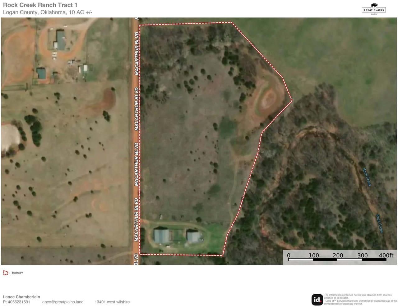 10 acres in Logan County, Oklahoma