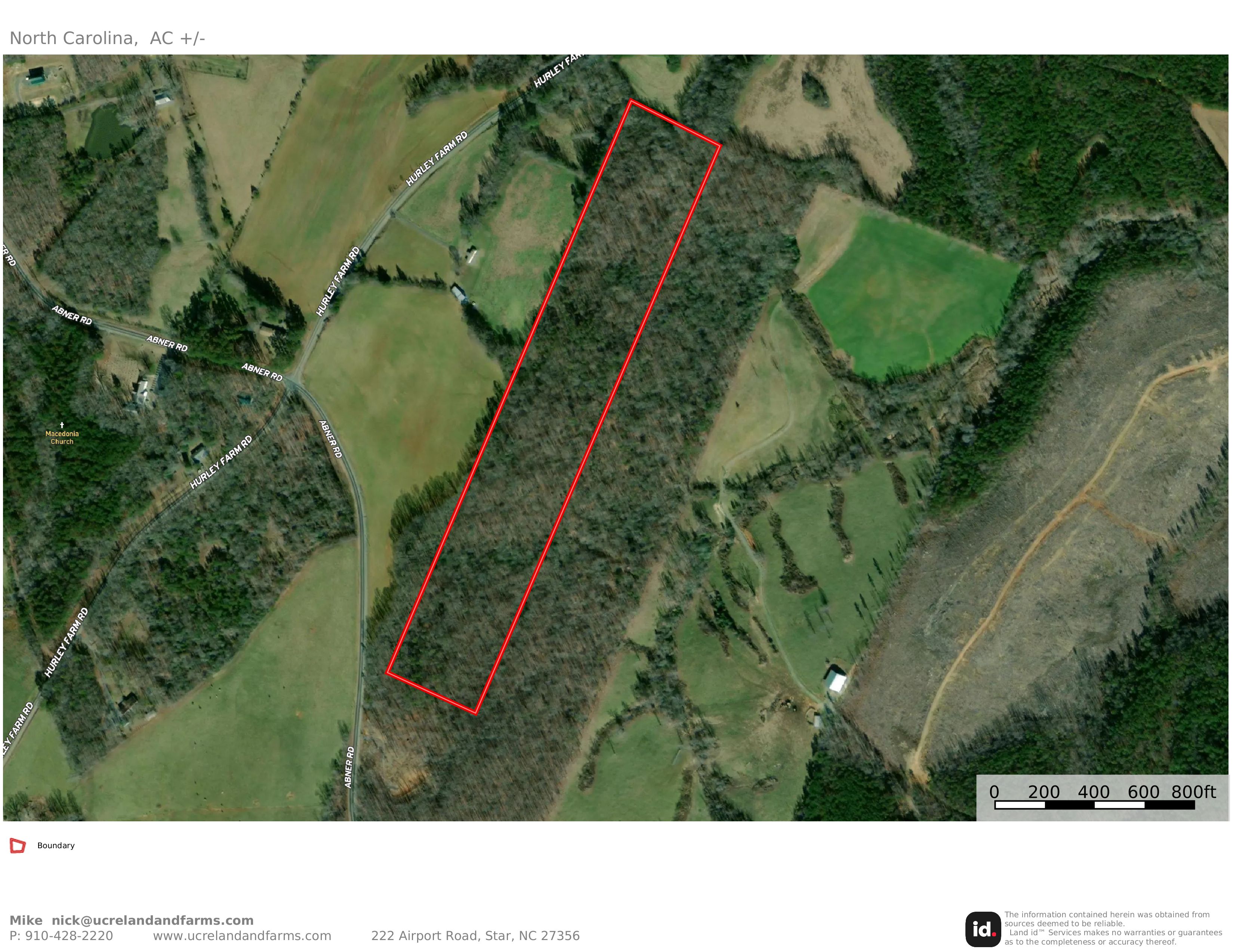 22.3 acres in Montgomery County, North Carolina