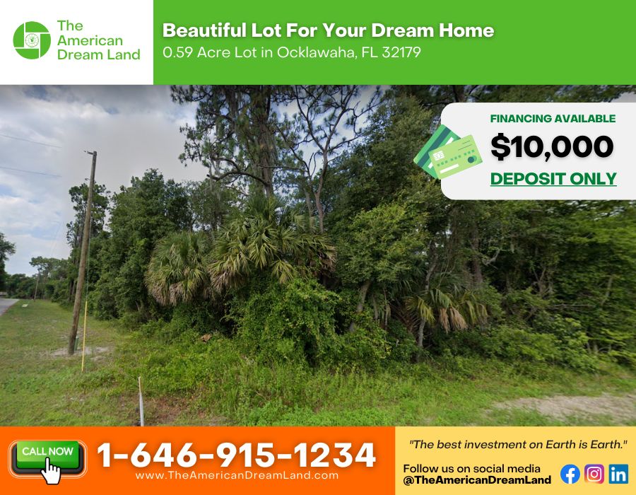 0.59 acres in Marion County, Florida