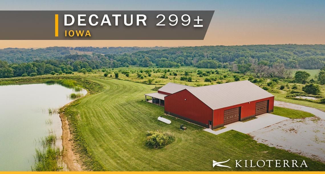 299 acres in Decatur County, Iowa