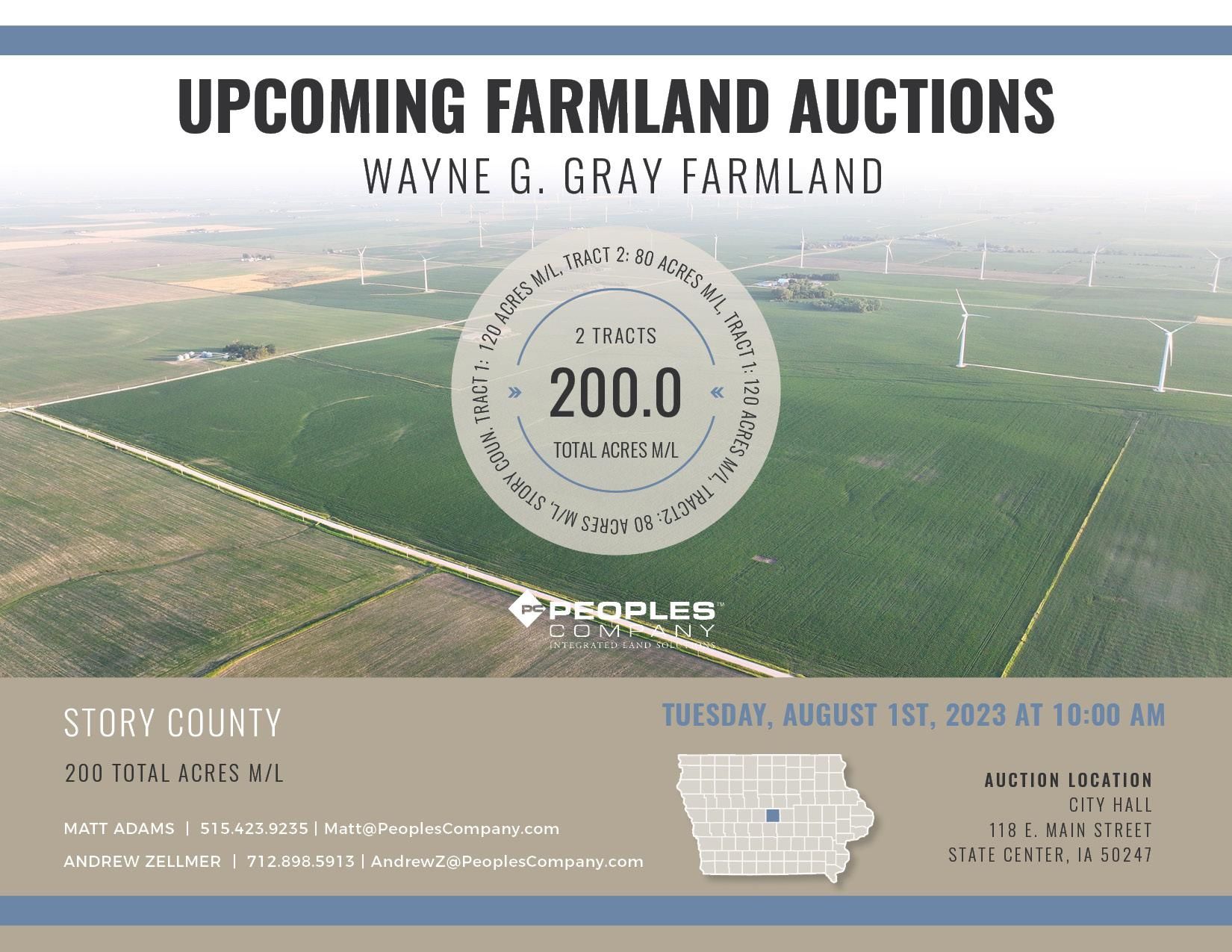 200 acres in State Center, IA, 50247