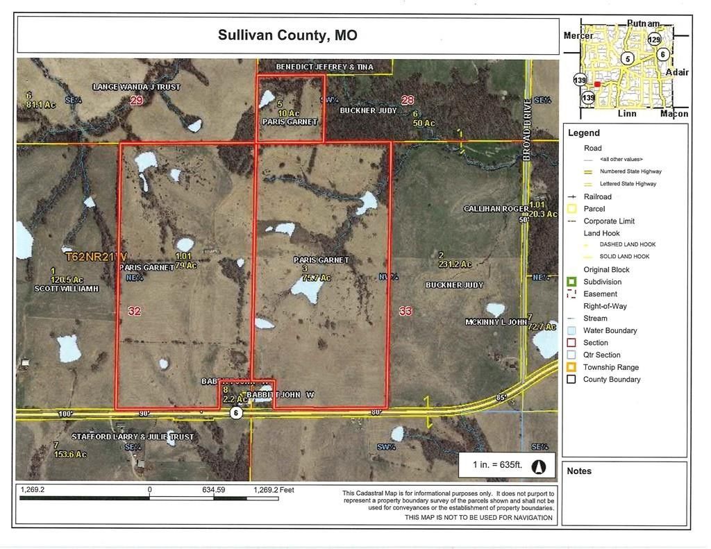 167 acres in Sullivan County, Missouri