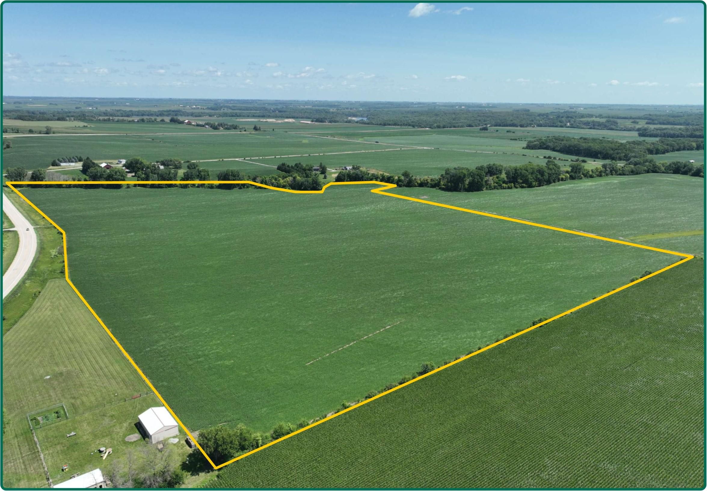 56.44 acres in Cedar County, Iowa