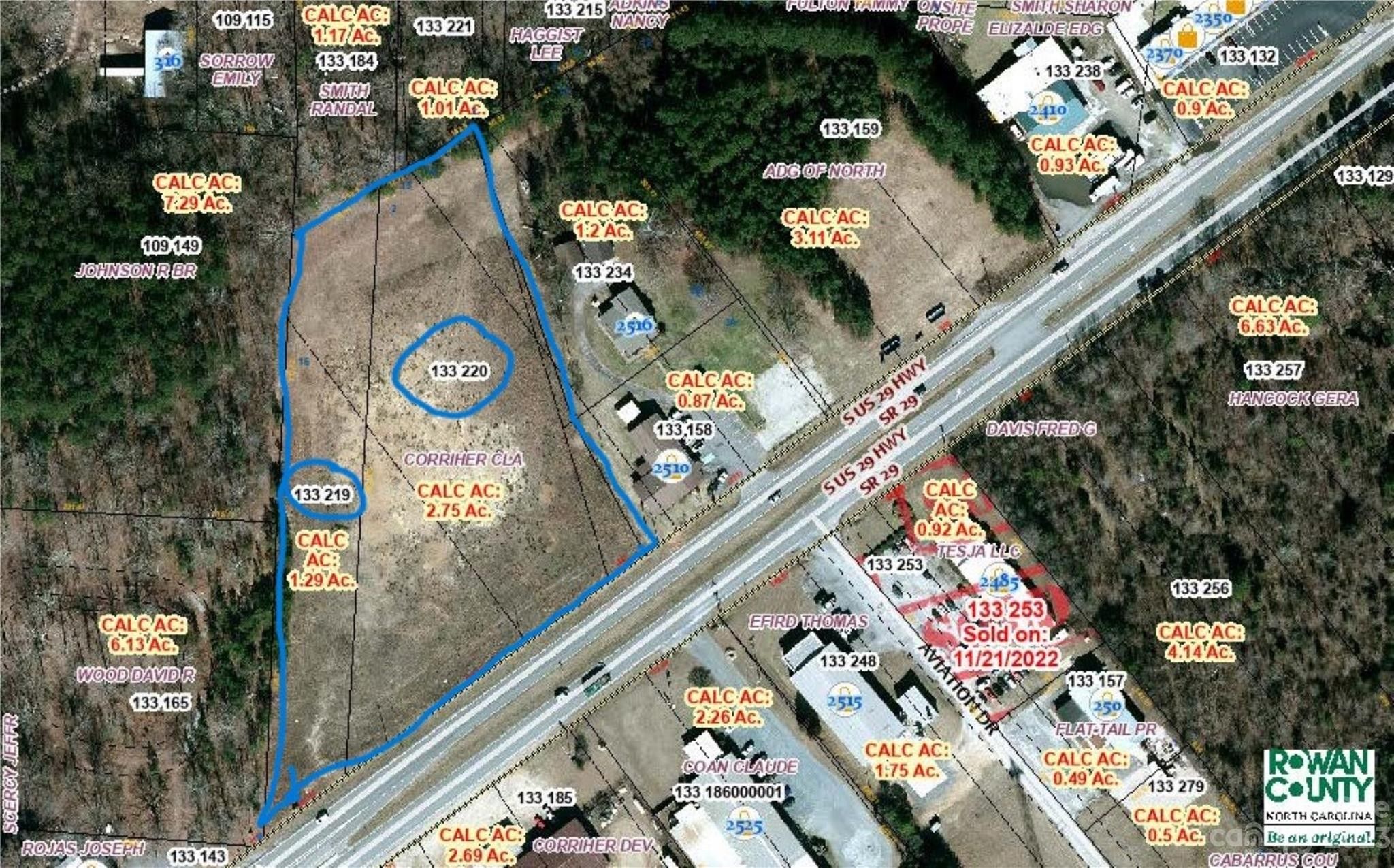 4.04 acres in Rowan County, North Carolina