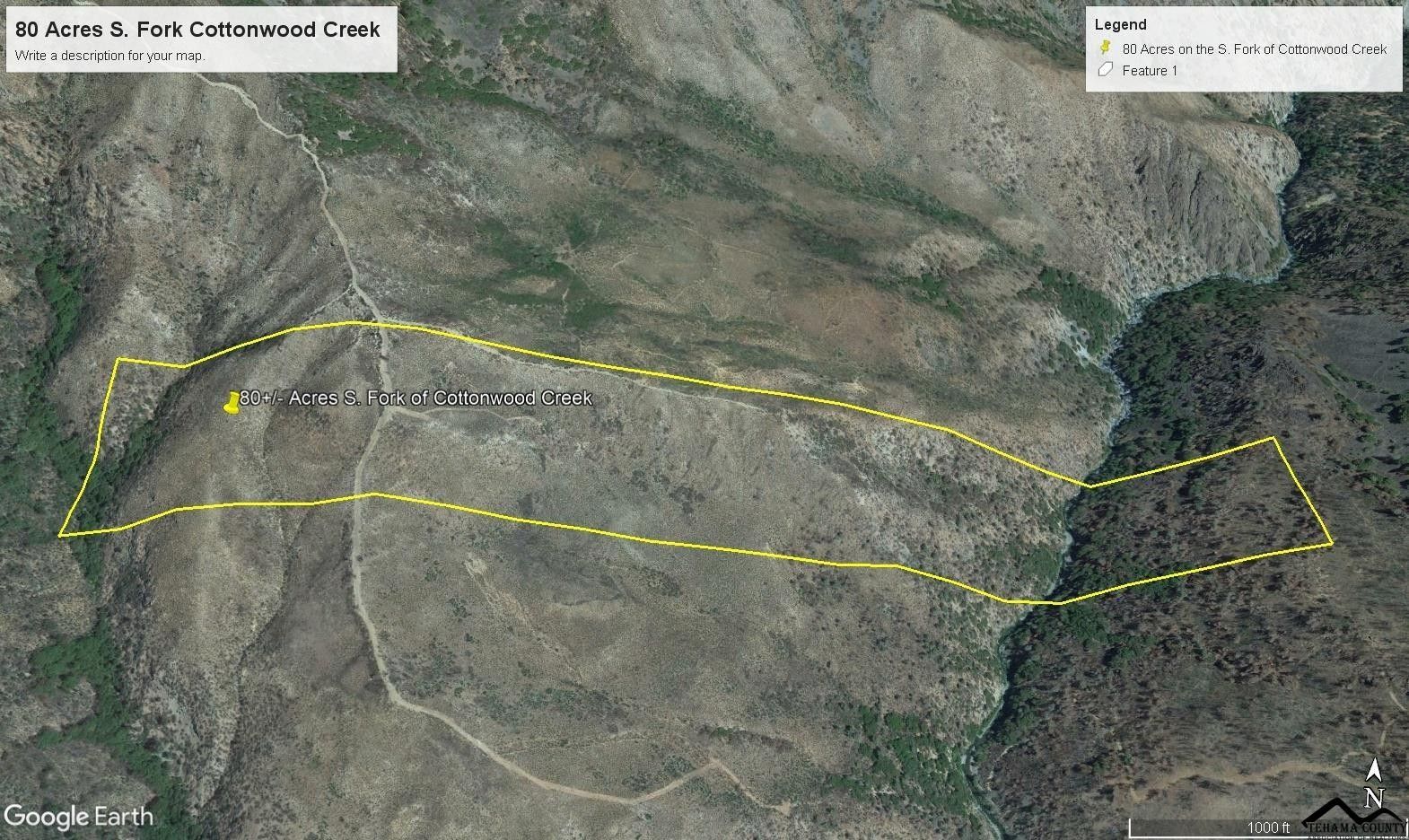 80 acres in Tehama County, California