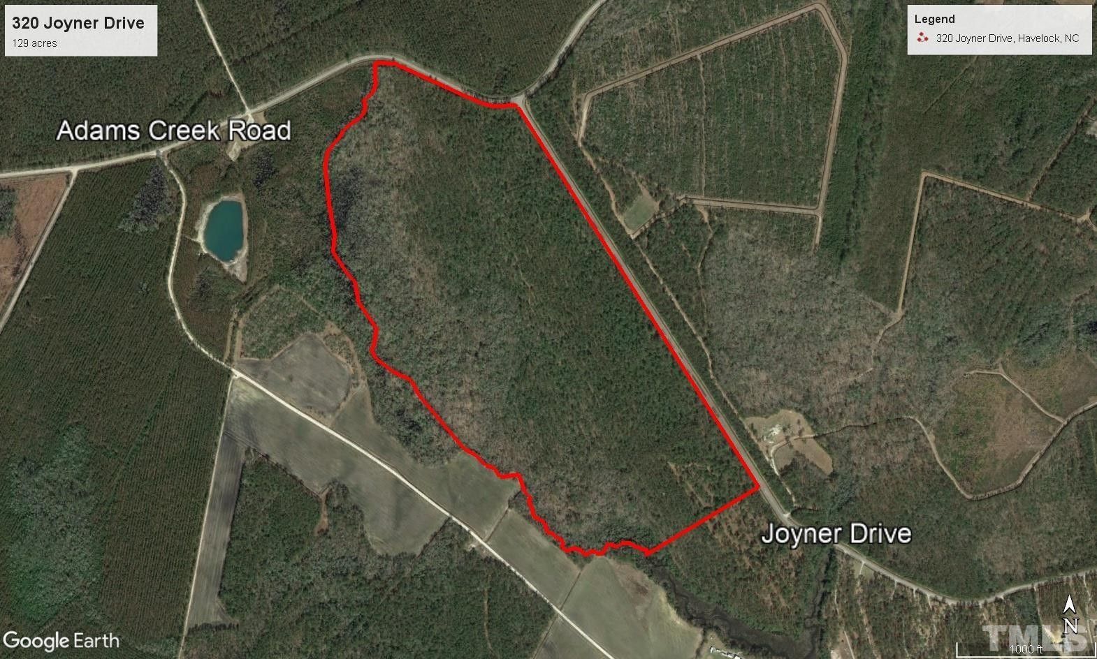 129 acres in Craven County, North Carolina