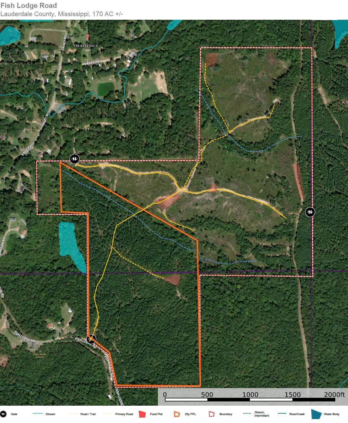 170 acres in Lauderdale County, Mississippi