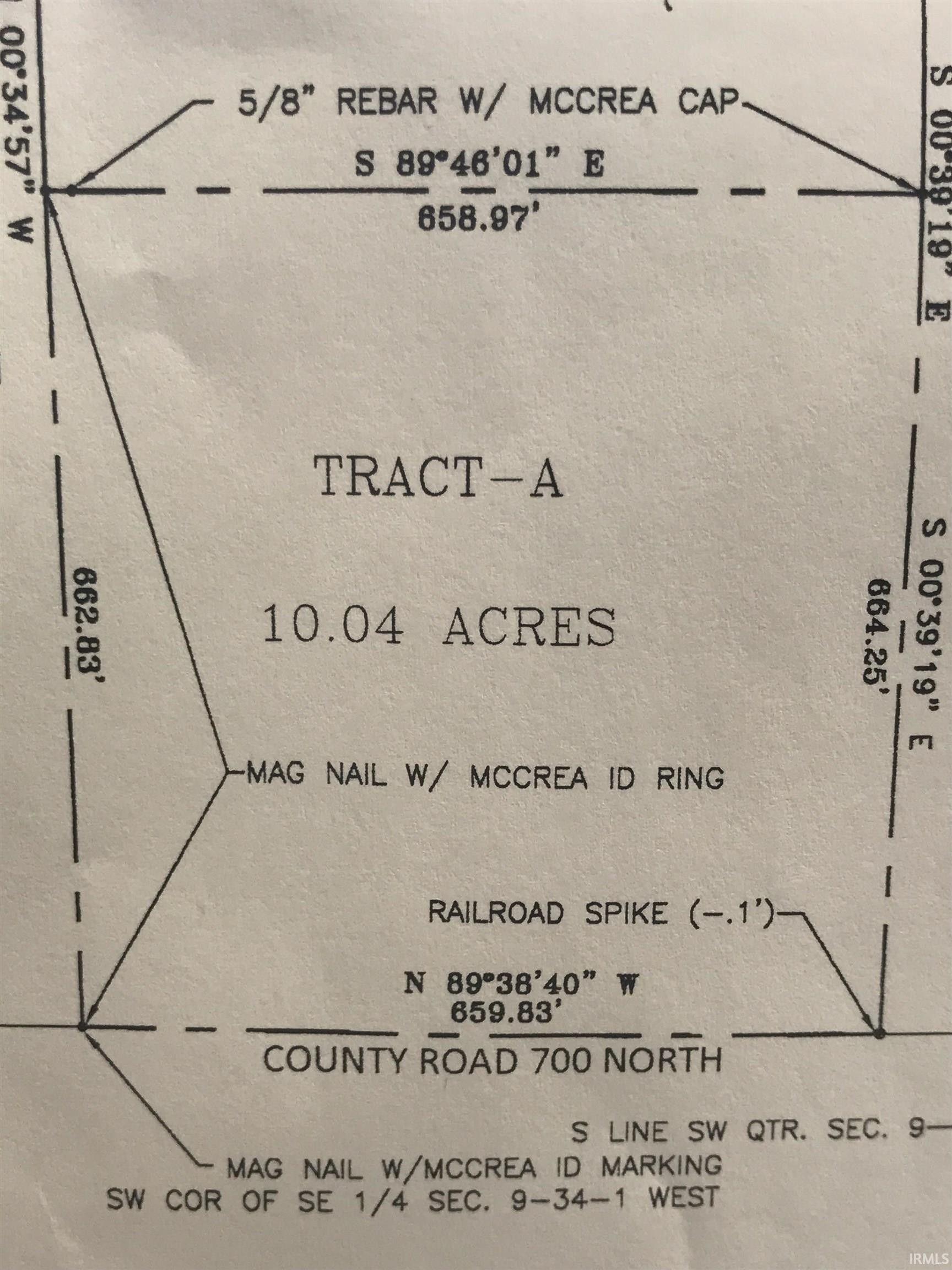 10 acres in Starke County, Indiana