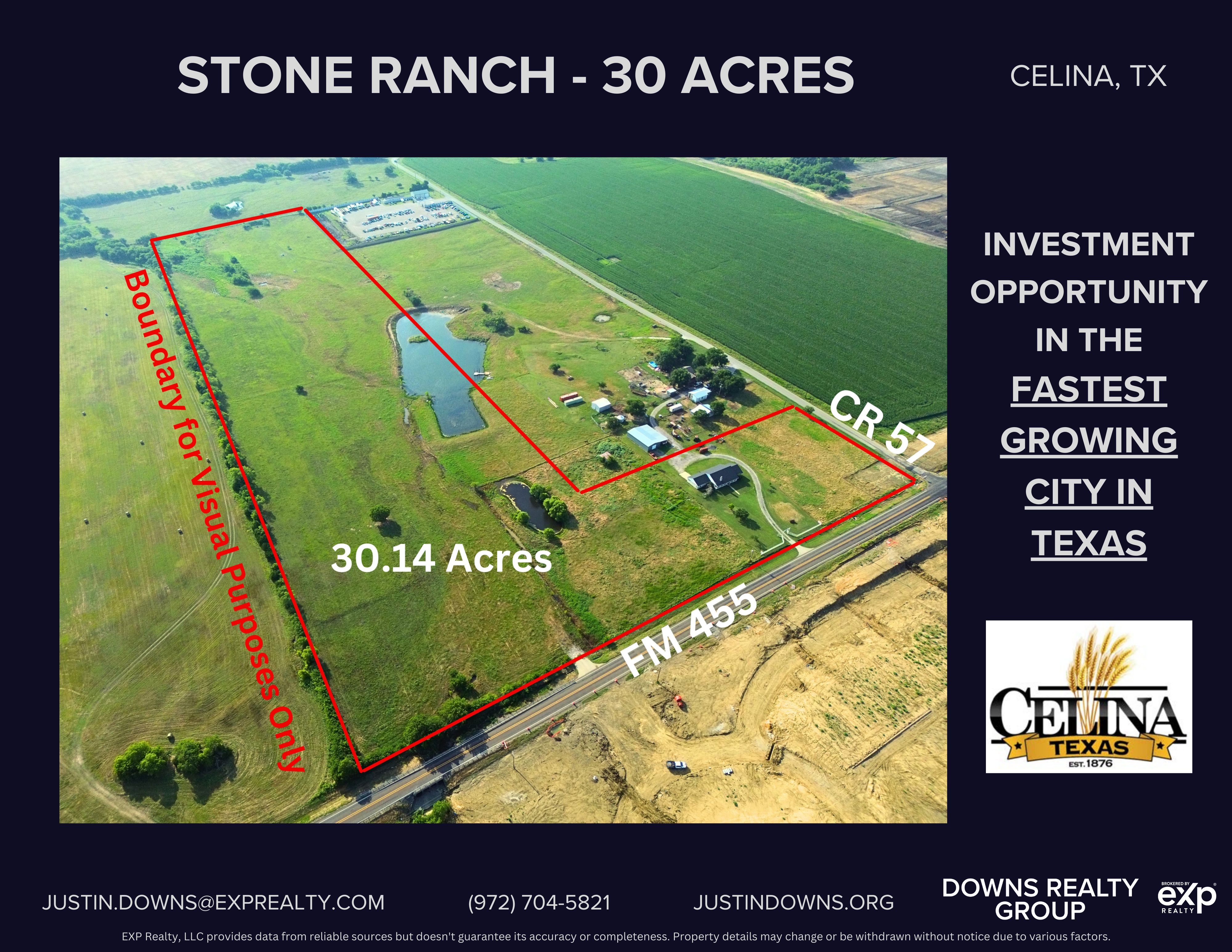 30 acres in Collin County, Texas