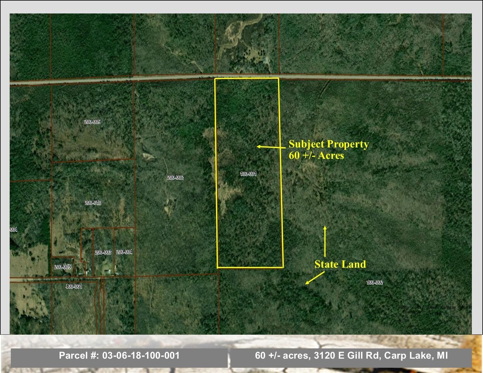 60 acres in Emmet County, Michigan