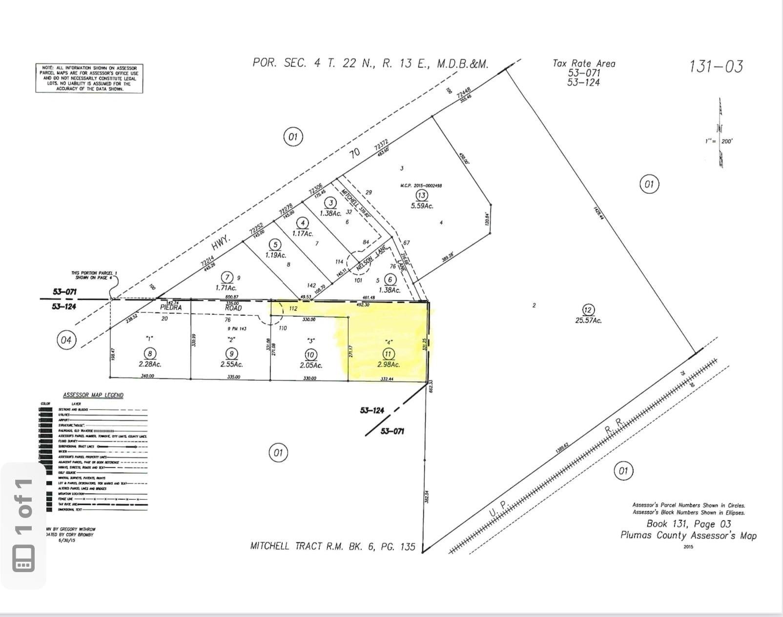 2.98 acres in Plumas County, California