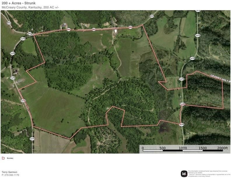 200 acres in McCreary County, Kentucky