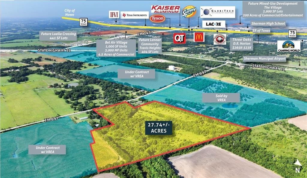 27.74 acres in Grayson County, Texas