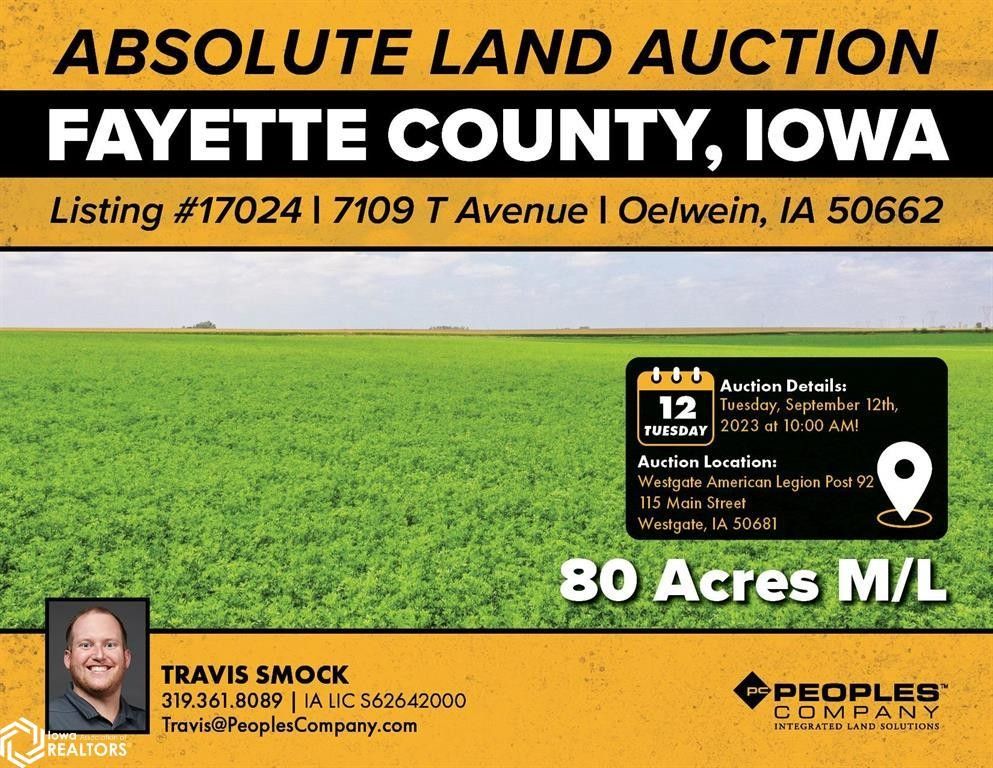 80 acres in Fayette County, Iowa