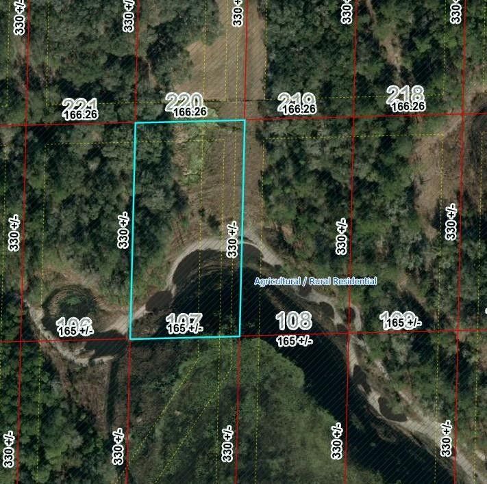1.25 acres in Levy County, Florida