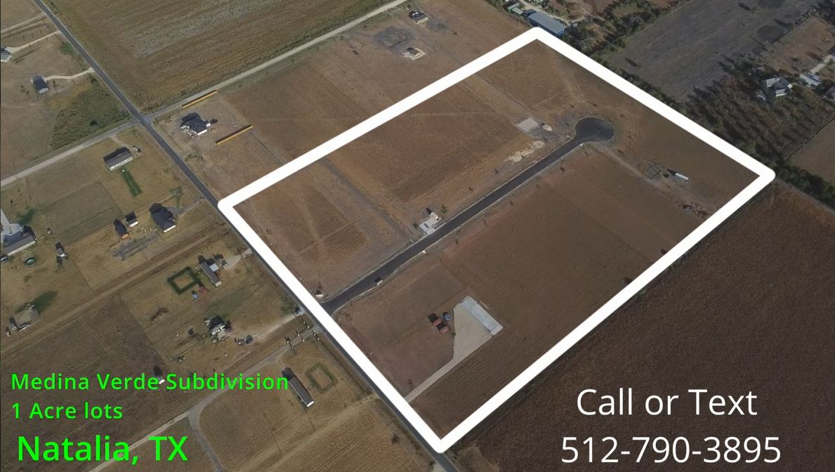 64MR+XJF Natalia, Natalia, TX 78059 MLS 1 Acre Lot in Natalia TX