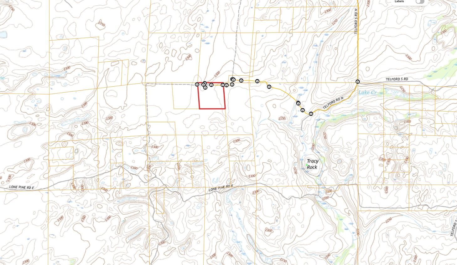 40 acres in Lincoln County, Washington