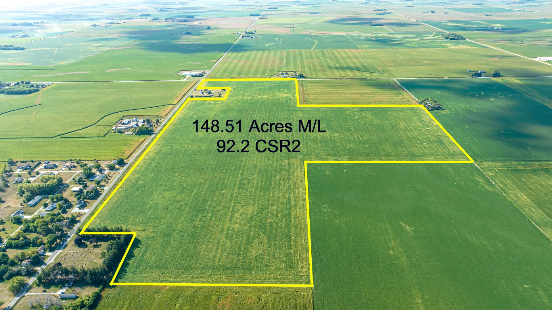 148 acres in Grundy County, Iowa
