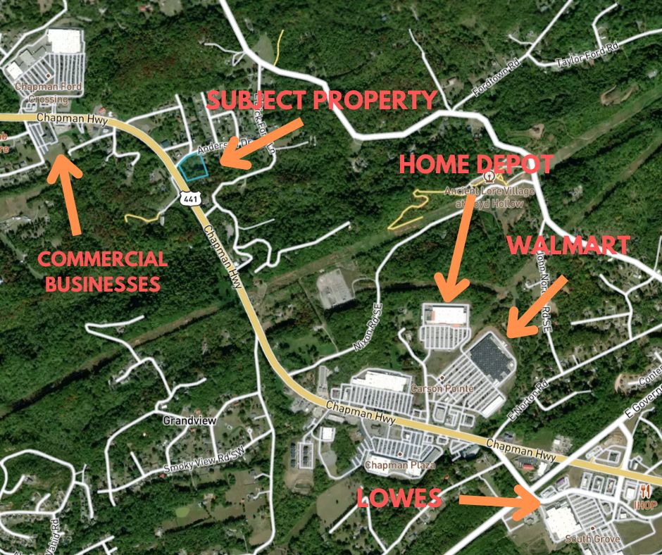 2.8 acres in Knox County, Tennessee