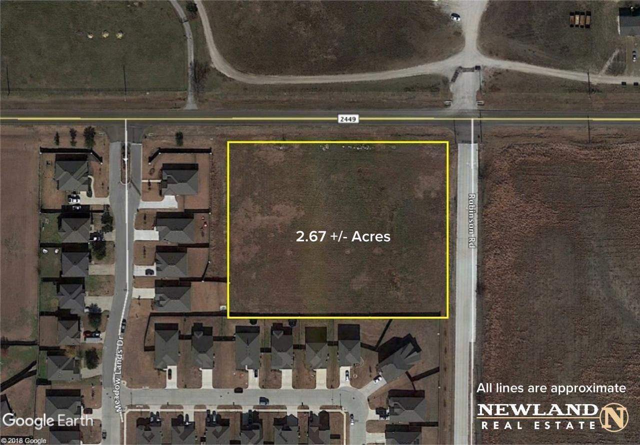 2.68 acres in Denton County, Texas