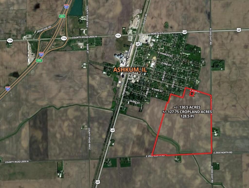 130.5 acres in Ashkum, IL, 60911