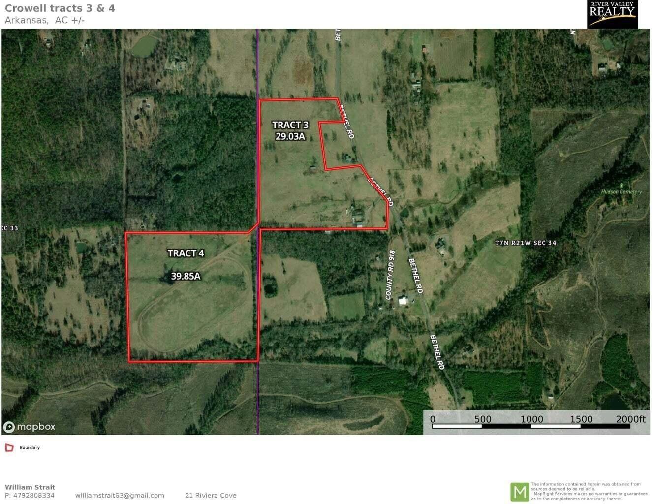 57.35 acres in Yell County, Arkansas