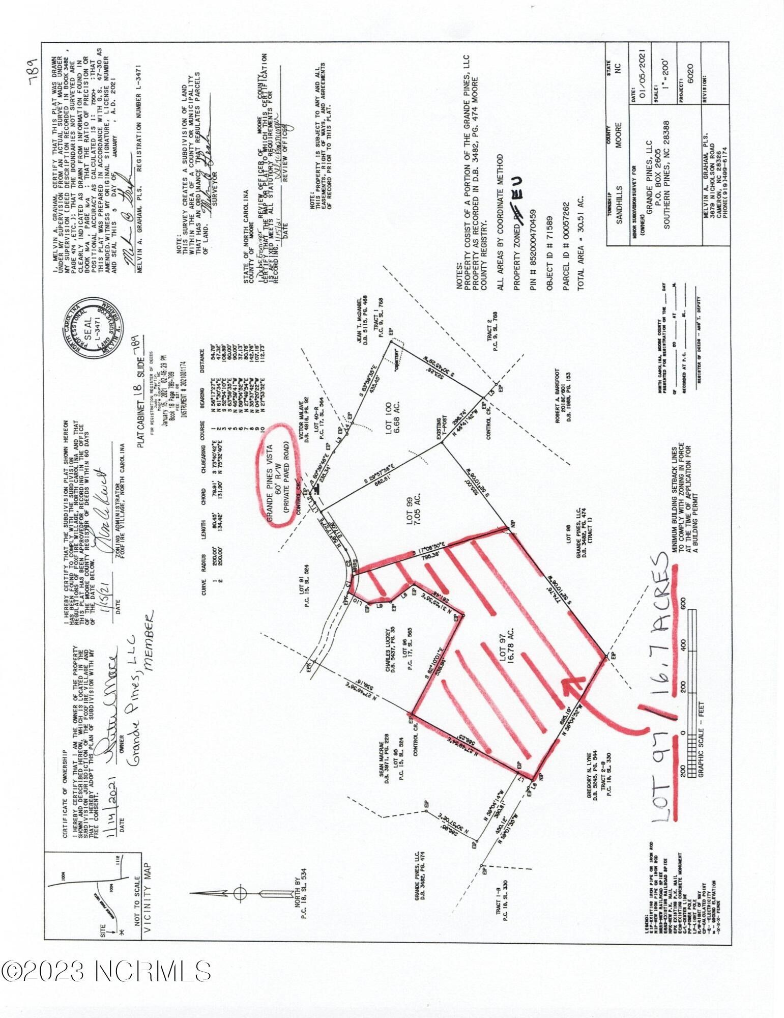 16.78 acres in Moore County, North Carolina