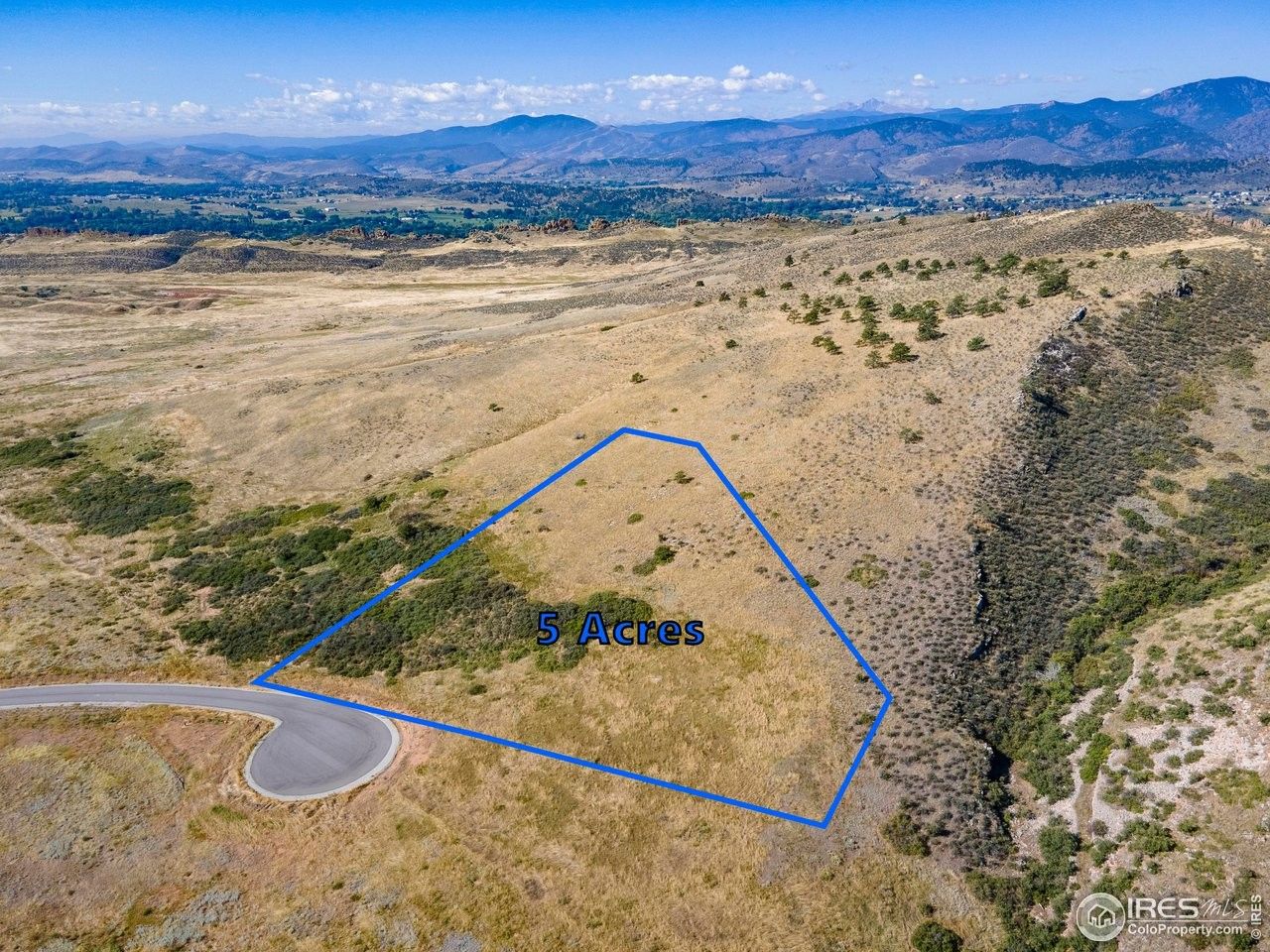 5 acres in Larimer County, Colorado