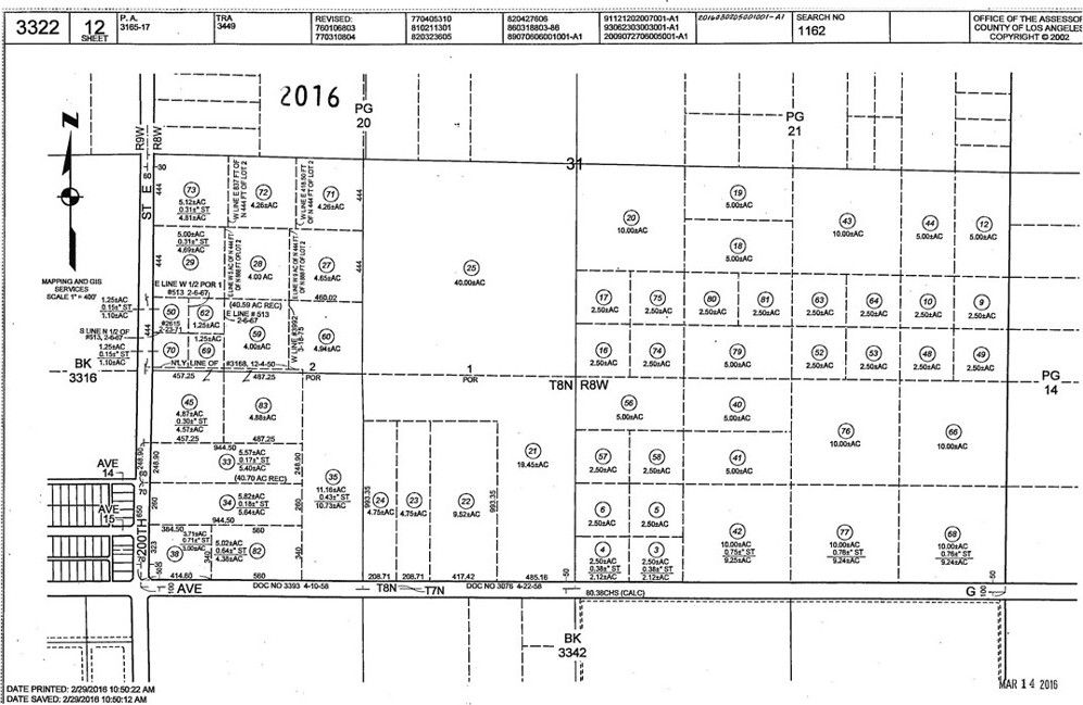 5.06 acres in Los Angeles County, California