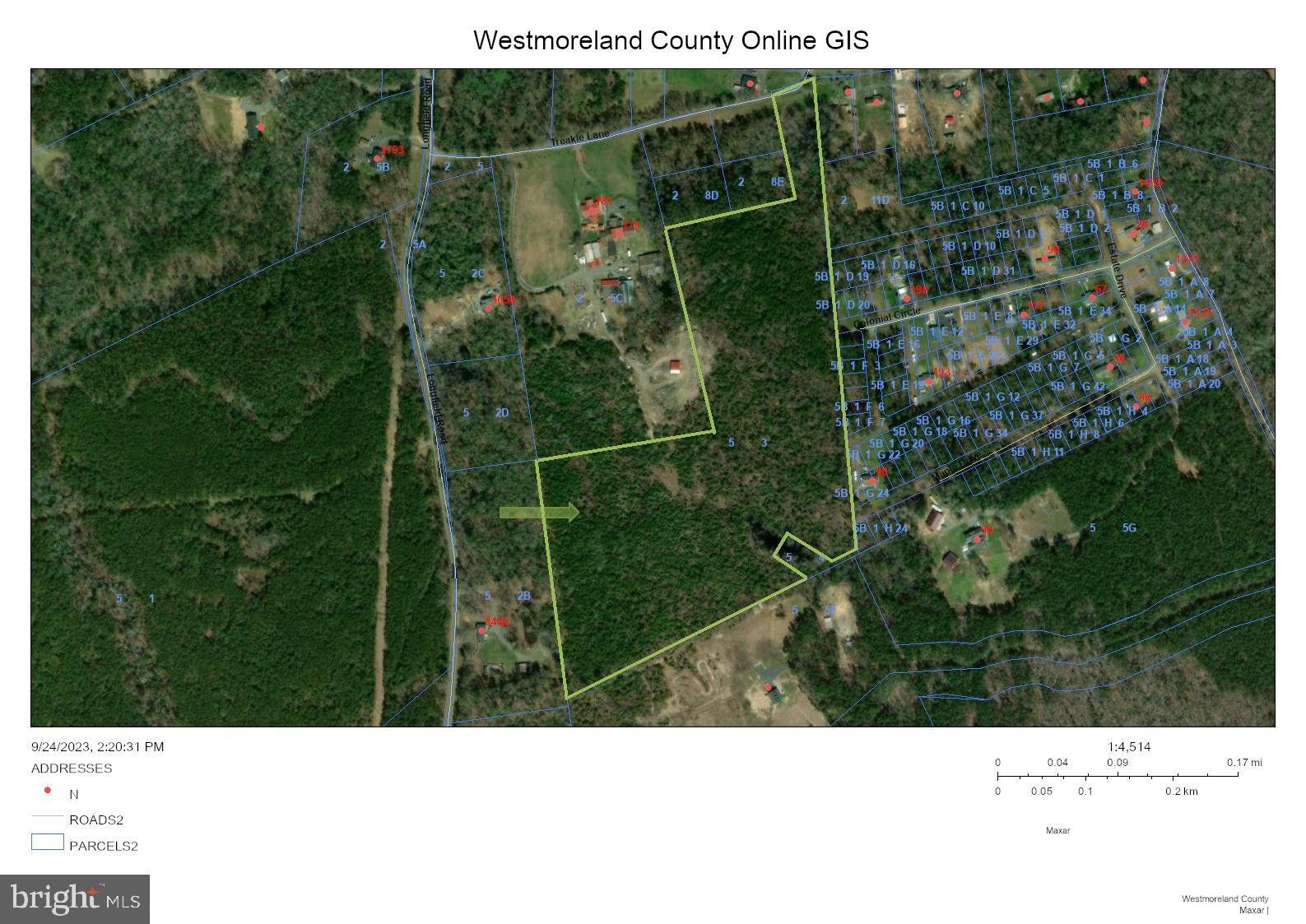 36 acres in Westmoreland County, Virginia