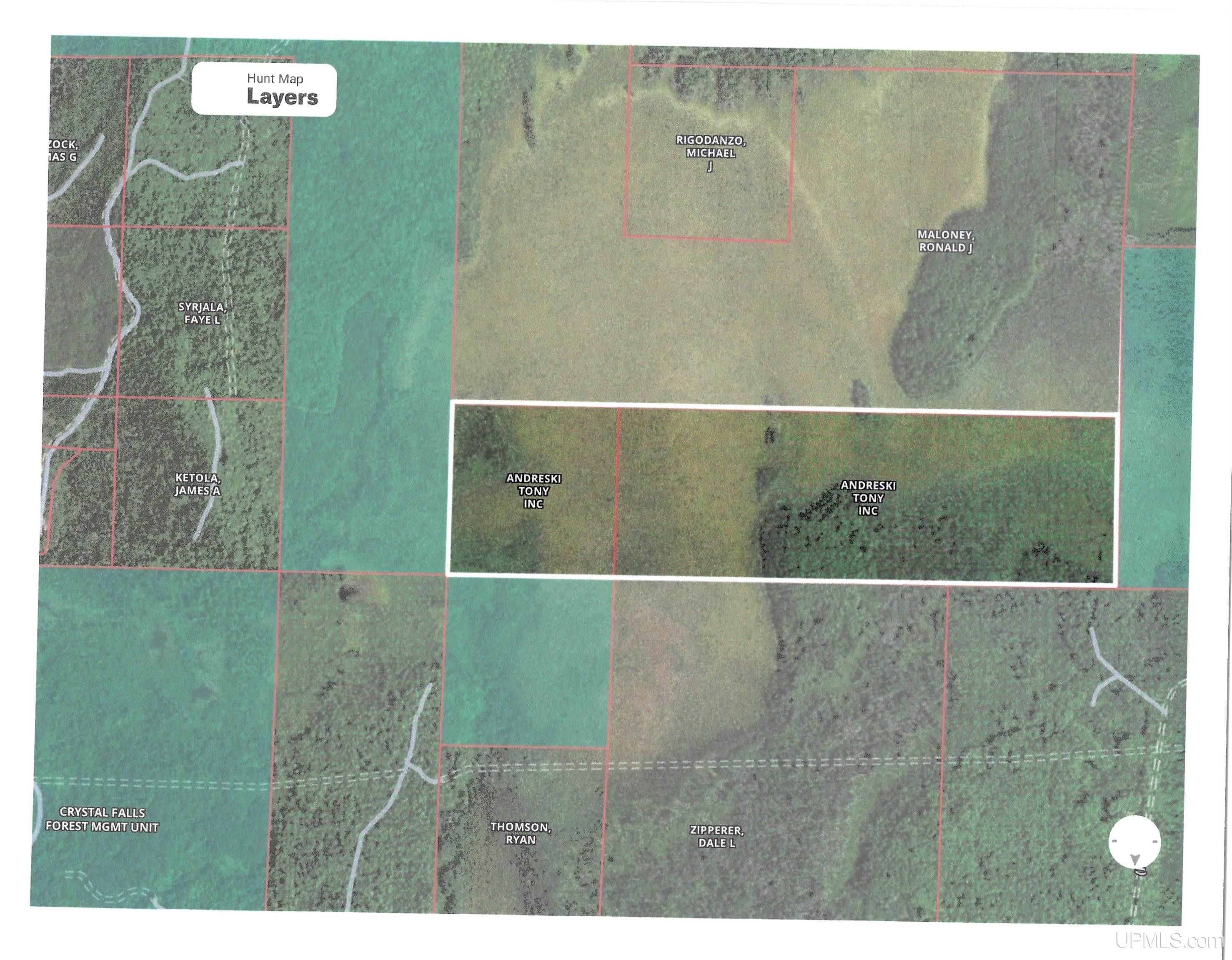 160 acres in Iron County, Michigan