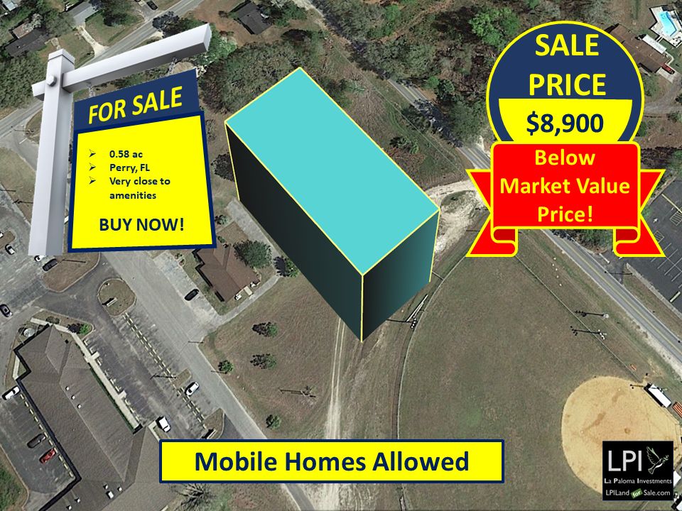 0.58 acres in Taylor County, Florida